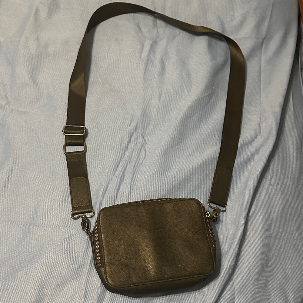 Elegant black Men's Belt Bag
